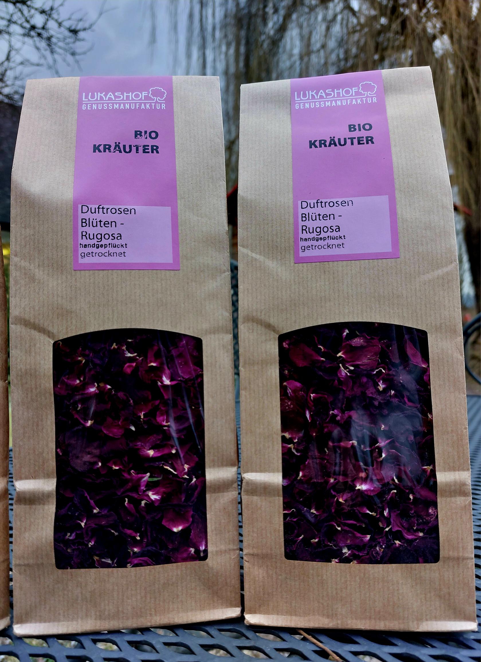 Rosenblüten Duftend getrocknet 500 g Bio