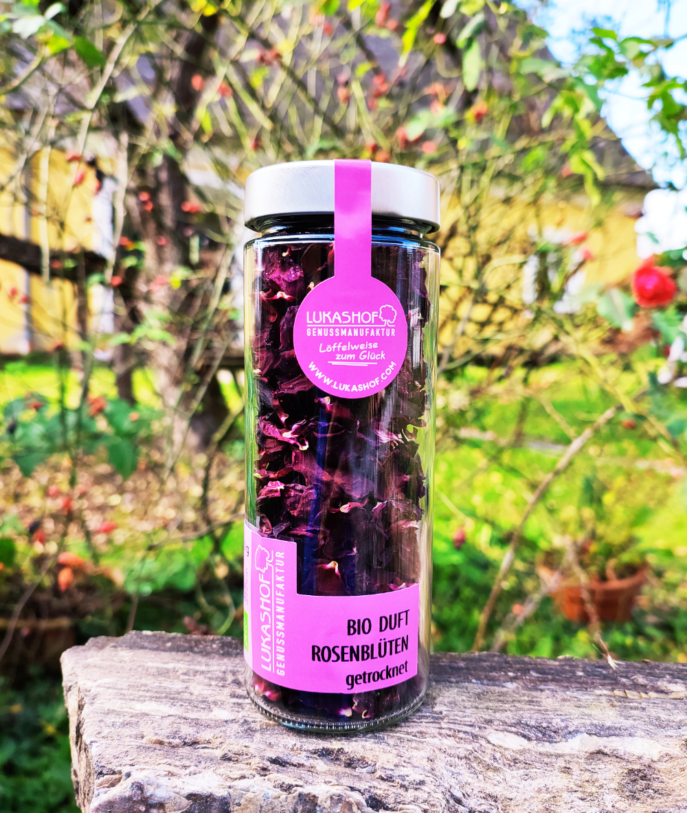 Duftrosenblüten im Glas 10g Bio