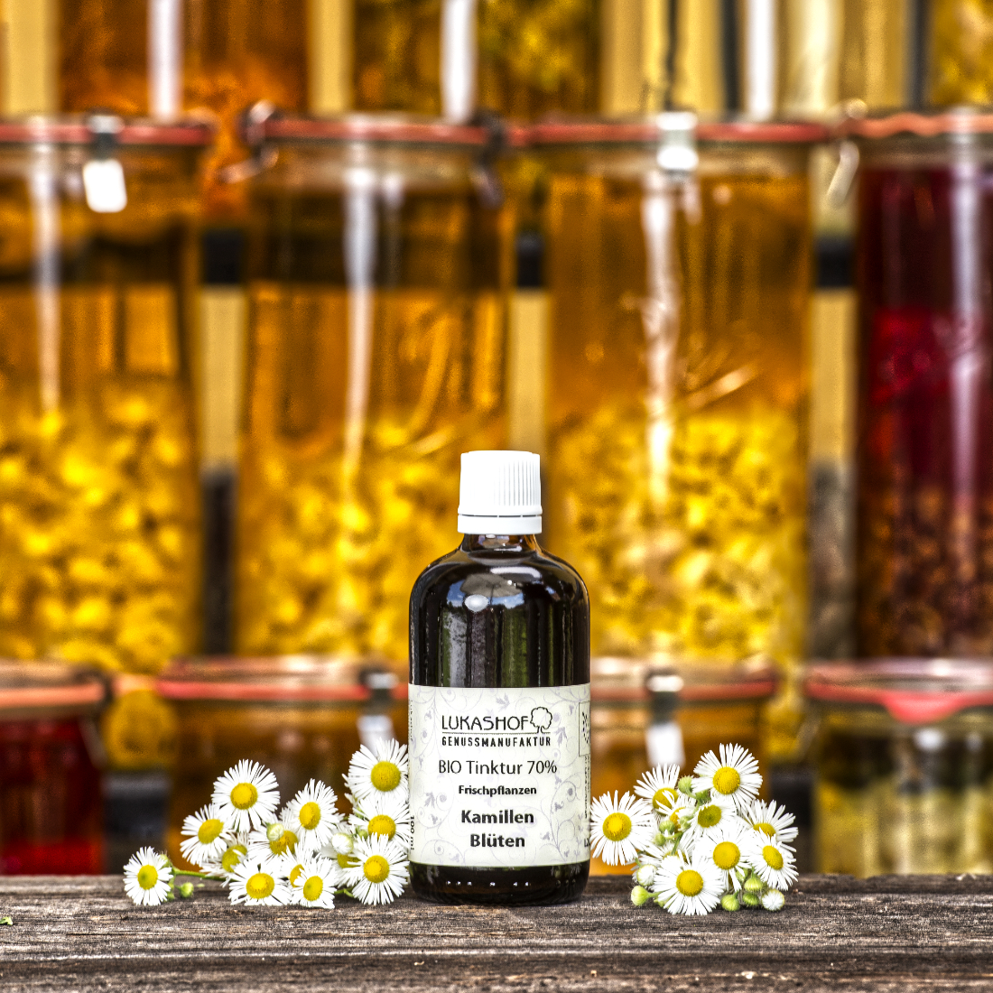 Kamillenblüten Tinktur 70% Bio