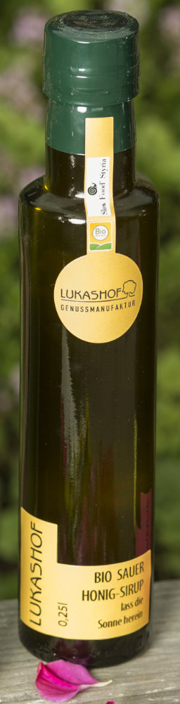 Bio Oxymel  "Lass die Sonne rein" 0,25l Sauerhonig
