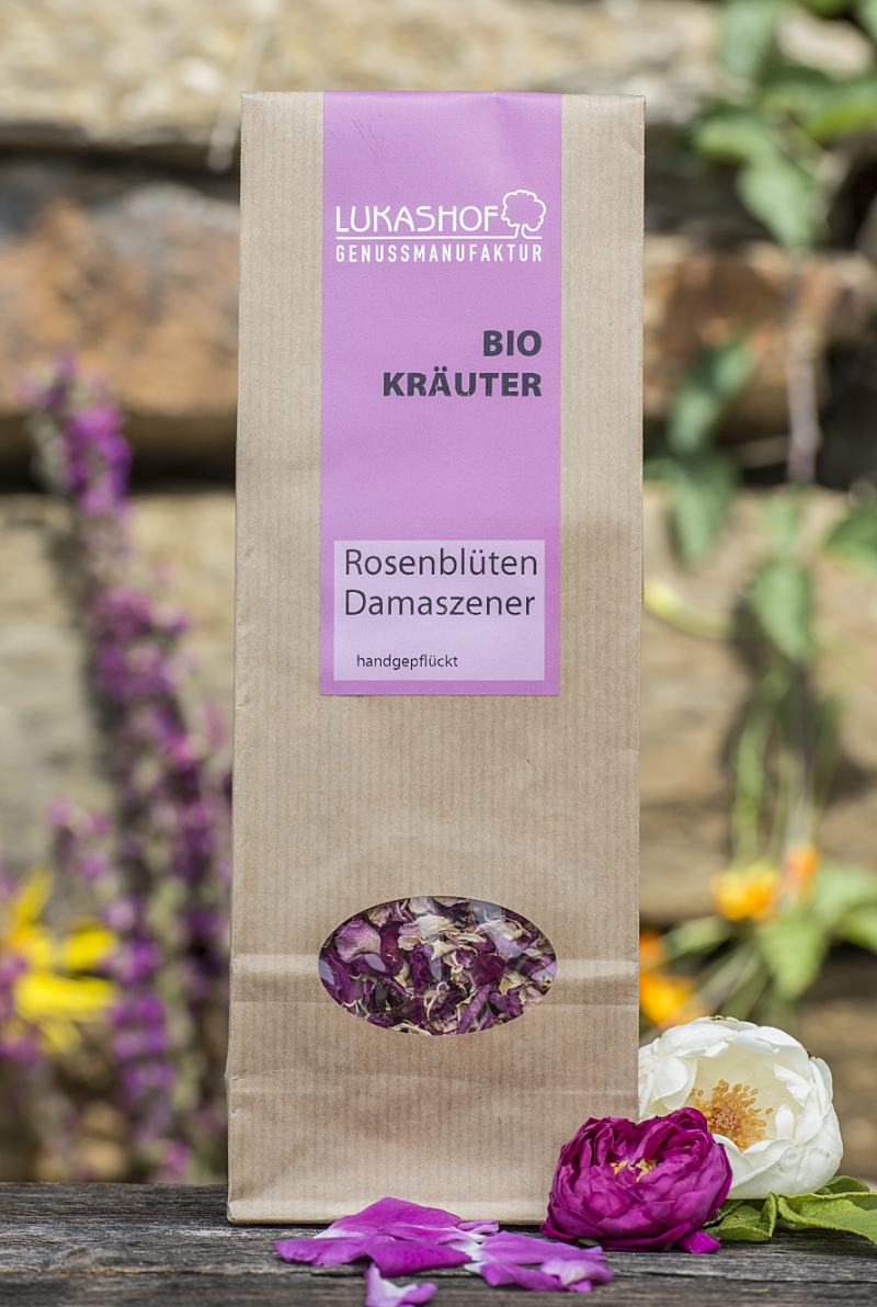 Rosenblüten Damaszener getrocknet 20g Bio